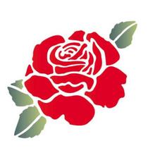 Estencil Opa Flor Rosa II 1000 14x14cm