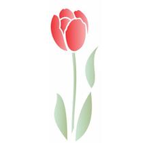 Estencil Opa Flor Tulipa II 1871 10x30cm Estencil Opa Flor Tulipa II 1871 10x30cm