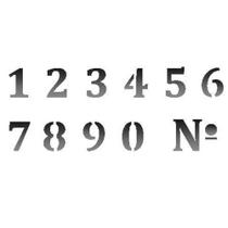 Estencil Opa Numeros 1971 7x15cm