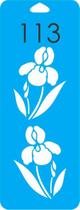 Estêncil orquídeas P - cód. 113