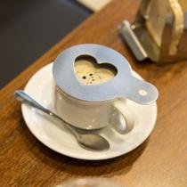 Estêncil Para Decorar Café/Cappuccino Inox Escovado- Coração - Maxx Diamond
