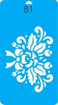 Estêncil ramo de flores G - cód. 081 Estêncil ramo de flores G - cód. 081