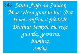 Estêncil "Santo anjo" - cód. 343