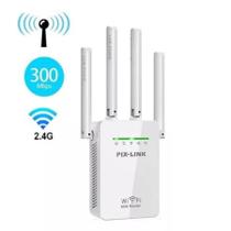 Estenda seu alcance com facilidade: Extensor Wifi 4 Antenas Modo Roteador