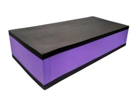 Estepe Step Eva Amarelo Academia Ginastica Aeróbica Fitness 60 x 29cm com10cm de Altura