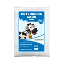 Esterco Bovino 5Kg Adubo Natural para Plantas, Hortas, Jardinagem e Substrato Orgânico