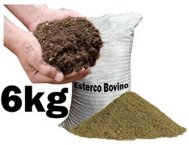 Esterco bovino curtido puro sem terra para hortas de verduras, plantas e jardins Esterco bovino curtido puro sem terra para hortas de verduras, plantas e jardins