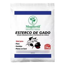 Esterco Bovino Gado 5 kg Adubo Orgânico - Mogifértil