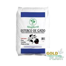 Esterco bovino gado boi curral adubo organico 30 litros Gold Plant