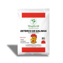 Esterco de Galinha 10Kg Adubo Natural para Plantas, Hortas, Jardinagem e Substrato Orgânico
