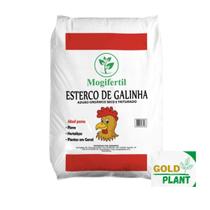 Esterco de galinha frango adubo orgânico 20 kg Gold Plant