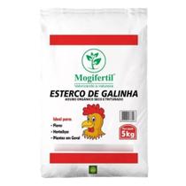 Esterco De Galinha frango Adubo Orgânico 5 Kg Mogifertil para Jardinagem Hortaliça Plantas em geral Esterco De Galinha frango Adubo Orgânico 5 Kg Mogifertil para Jardinagem Hortaliça Plantas em geral