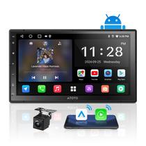 Estéreo automotivo ATOTOZONE 7 Android Double Din com Carplay 2+32 GB Estéreo automotivo ATOTOZONE 7 Android Double Din com Carplay 2+32 GB