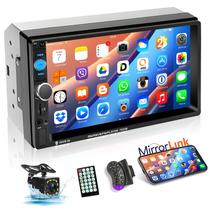 Estéreo Automotivo Podofo Double Din Bluetooth 7" Touch Screen MP5