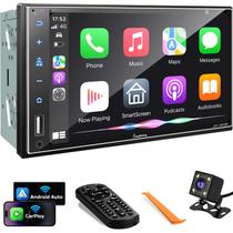 Estéreo automotivo SJOYBRING Upgrade Wireless Double Din com CarPlay
