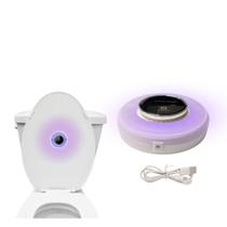 Esterilizador Automático Para Vaso Sanitário Com Base Adesiva Germicída Luz UV Recarregável USB-C Esterilizador Automático Para Vaso Sanitário Com Base Adesiva Germicída Luz UV Recarregável USB-C