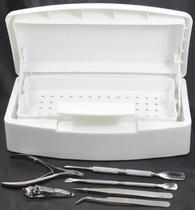 Esterilizador Bandeja Portátil Limpa Esterilização Manicure - Tools Esterilizer