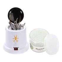 Esterilizador elétrico microsfera alicate manicure tesoura 110v