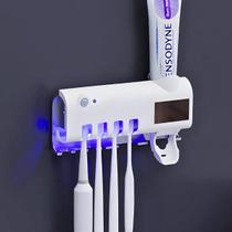 Esterilizador Escova Dental UV c/ Suporte Creme Pasta Dente