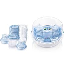 Esterilizador + Kit Copos Para Armenar Leite Philips-Avent