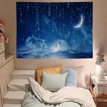 Estética de sala de parede Tapeçaria Space Starry Sky 150x130cm