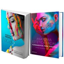 Estética Médica Facial - Patrícia Leite + Anatomia Estética Facial - Fund P/ Injeções - Ali Pirayesh