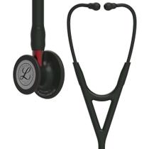 Estetoscópio 3M Littmann Cardiology IV 6200 - Tubo Preto com Conector Vermelho