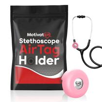 Estetoscópio AirTag Holder MotivateM Blush Pink Estetoscópio AirTag Holder MotivateM Blush Pink