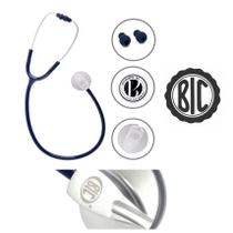 Estetoscópio Bic Standart Cardiológico Cinza com Ausculta Delicada Estetoscópio Bic Standart Cardiológico Cinza com Ausculta Delicada