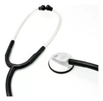 Estetoscópio Bic Standart Preto Profissional Ausculta Super Delicada Linha Prata