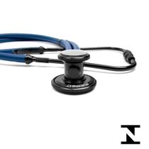 Estetoscópio Black Azul Rappaport P.A. Med 2 Anos Garantia