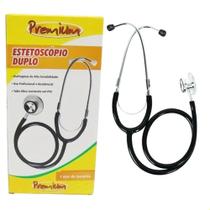 Estetoscópio Duplo Premium Preto para Profissionais da Saúde Estetoscópio Duplo Premium Preto para Profissionais da Saúde