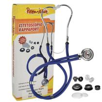 Estetoscópio Duplo Rappaport Premium Cor Azul Estetoscópio Duplo Rappaport Premium Cor Azul