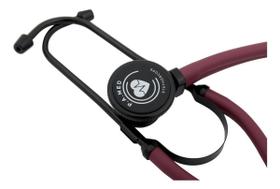 Estetoscópio Duplo Rappaport Vinho Black Edition P.a Med