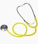 Estetoscópio Hn Duplo Amarelo Solidor Estetoscópio Hn Duplo Amarelo Solidor