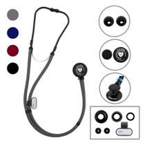 Estetoscópio Linha Black Rappaport P.A. Med 2 Anos Garantia