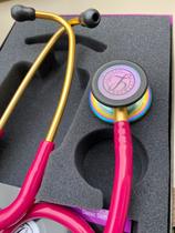 Estetoscópio Littmann Classic III 5806 Raspberry Rainbow - 3M Estetoscópio Littmann Classic III 5806 Raspberry Rainbow - 3M