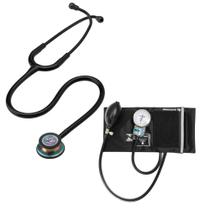 Estetoscópio Littmann Classic lll + Esfigmomanômetro Pamed - Cores Variadas