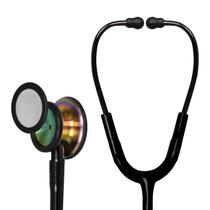 Estetoscópio MaiWieel de cabeça dupla inoxidável para Medical Rainbow