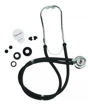 Estetoscópio Premium Rappaport Adulto e Infantil Cor Preto Estetoscópio Premium Rappaport Adulto e Infantil Cor Preto