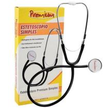 Estetoscópio Premium Simples Adulto - Premium