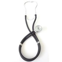 Estetoscópio Rappaport Bioland Preto Original com Película e Olivas de Reserva