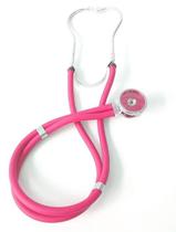 Estetoscópio Rappaport Bioland Rosa Original com Película e Olivas de Reserva