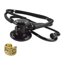 Estetoscopio Rappaport Esteto Duplo Black Adulto Pediatrico