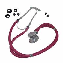 Estetoscópio Rappaport Premium Tubos Duplo Cor Vinho Estetoscópio Rappaport Premium Tubos Duplo Cor Vinho