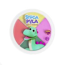 Estica e Pula Massinha 20 Gramas Dinossauro - 3825 - GELELE Estica e Pula Massinha 20 Gramas Dinossauro - 3825 - GELELE