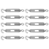 Esticador Cabo De Aço Gancho/Olhal 3/16 3,0001 10Un Nord