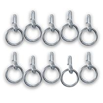 Esticador Com Argola P/ Cercas de Arame Farpado Kit 10 - 17x9cm