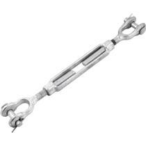 Esticador galvanizado (1/2) para cabo de aço 8mm manilha x manilha Esticador galvanizado (1/2) para cabo de aço 8mm manilha x manilha