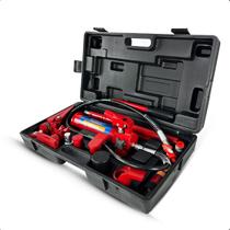 Esticador Hidráulico 4 Toneladas Kit 14 Peças para Funilaria Alinhamento e Desamassar Lataria com Bomba Pistão Extensões Maleta Profissional Esticador Hidráulico 4 Toneladas Kit 14 Peças para Funilaria Alinhamento e Desamassar Lataria com Bomba Pistão Extensões Maleta Profissional